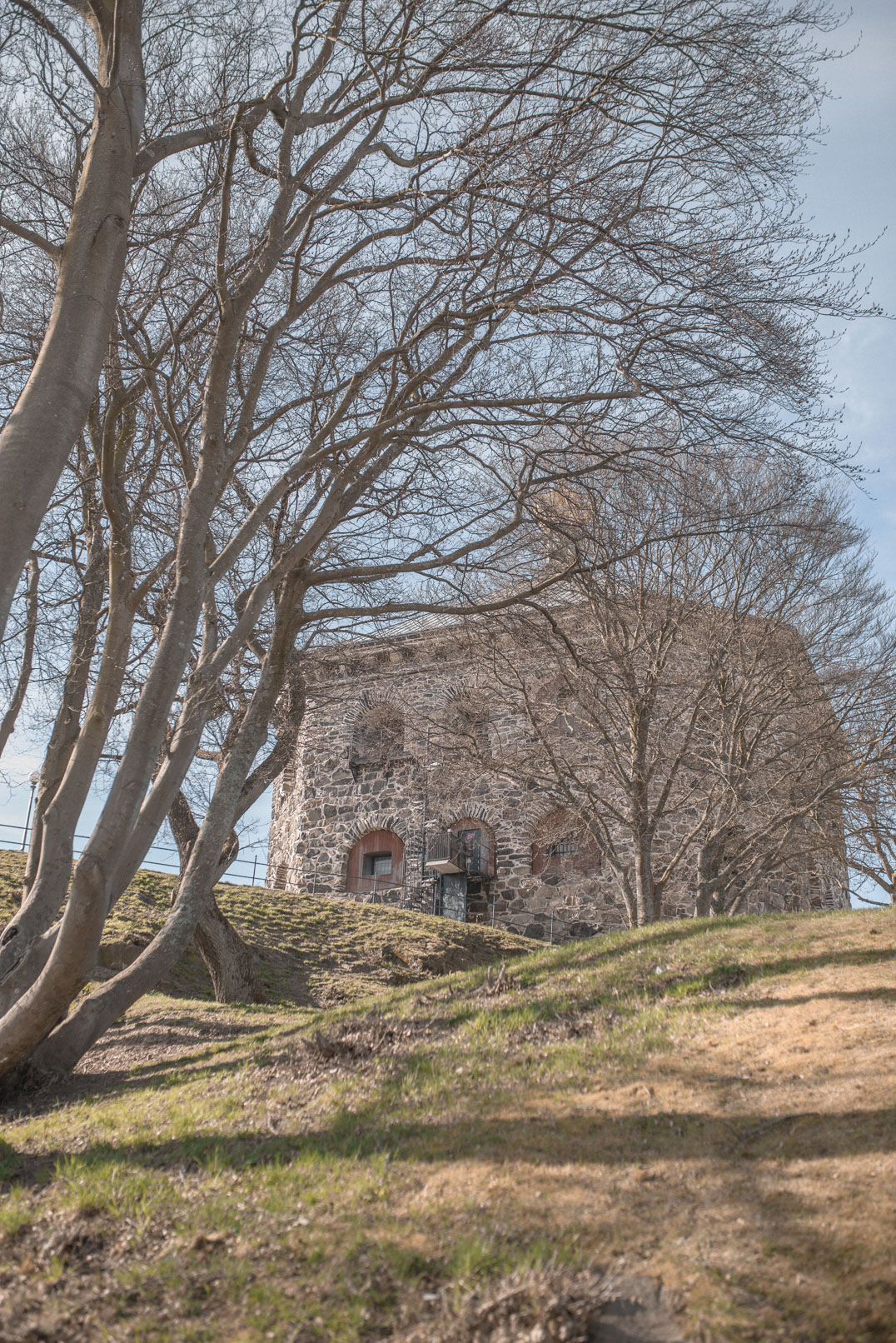 visiting Gothenburg in spring - the fortress at Skansen Kronan