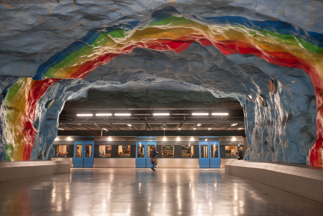 Stockholm's Metro System - Stadion Station