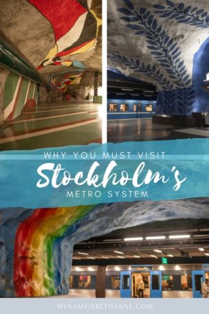 A pin to show why you need visit Stockholm's Metro System