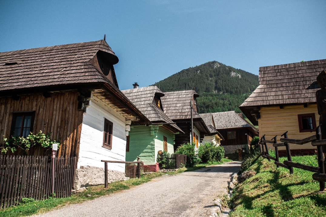 The Unesco village of Vlkolínec