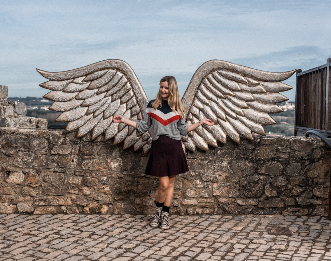 Óbidos Christmas Market - Angel Wings