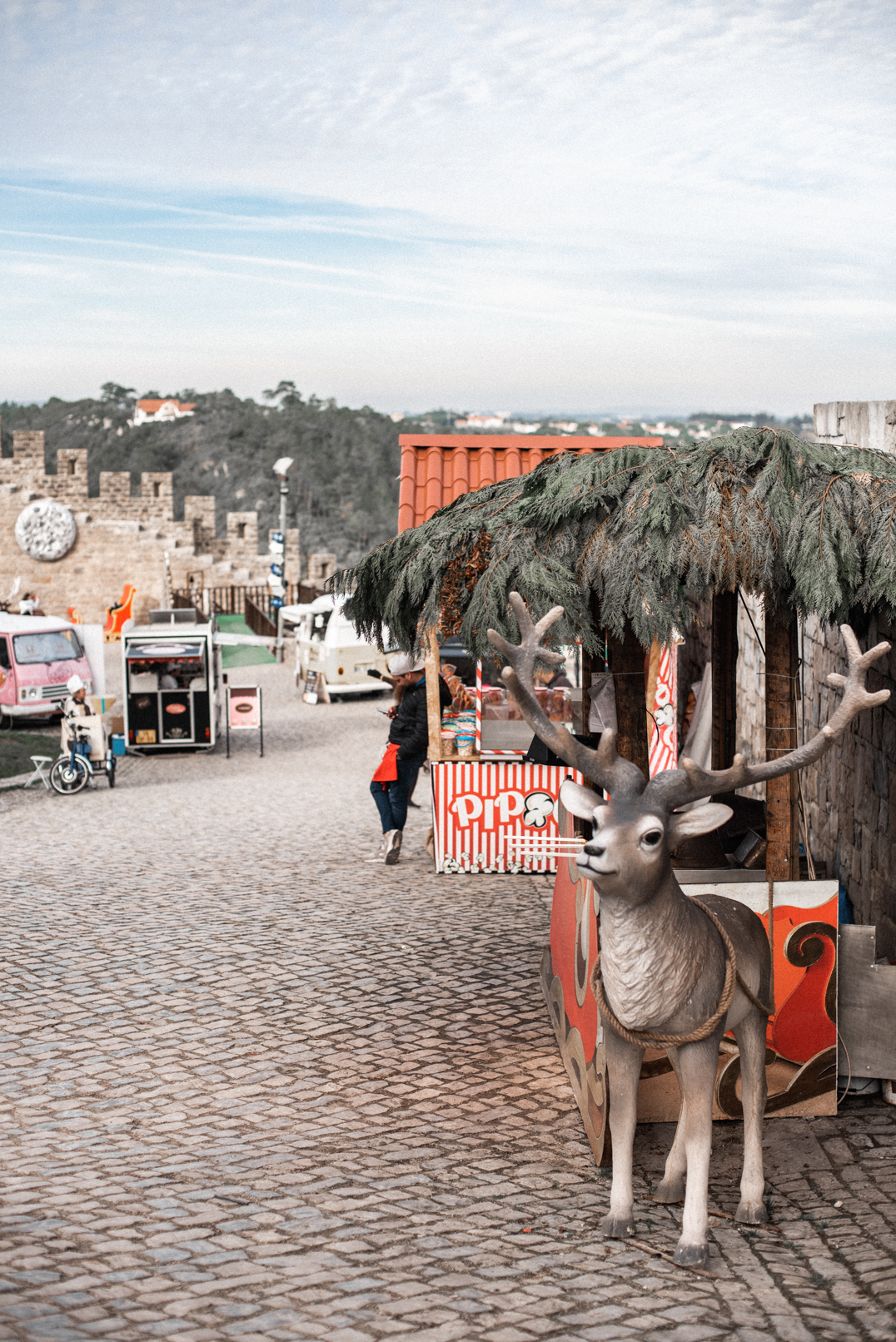 Óbidos Christmas market - Reindeer 