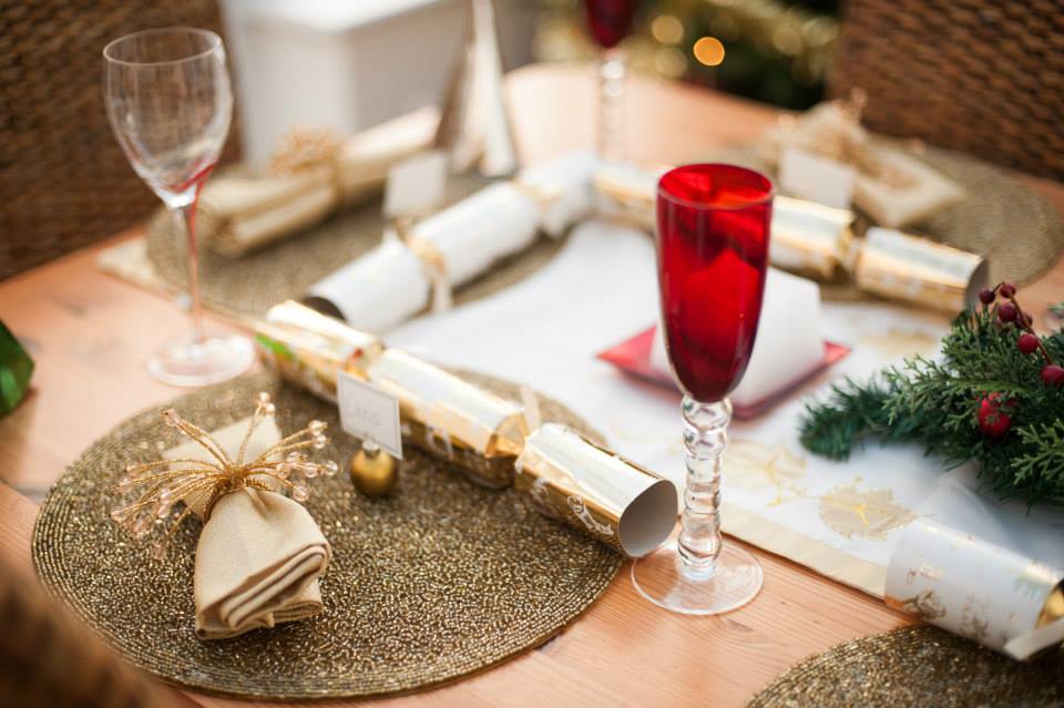 Minding your mental health at Christmas time - A table decorated for Christmas