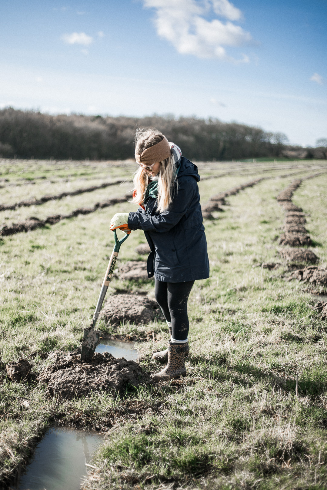 Joules tree planting - Tree Planting with Woodland Trust