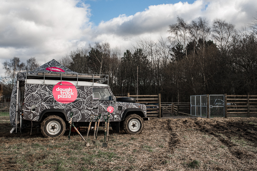 Joules tree planting - Dough Truck Pizza 