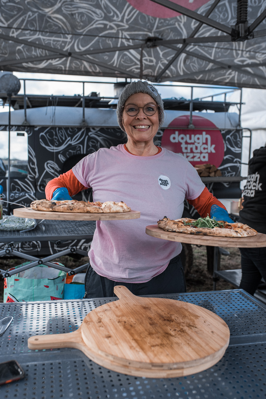 Joules Tree Planting - Pizzas from Dough Truck Pizza