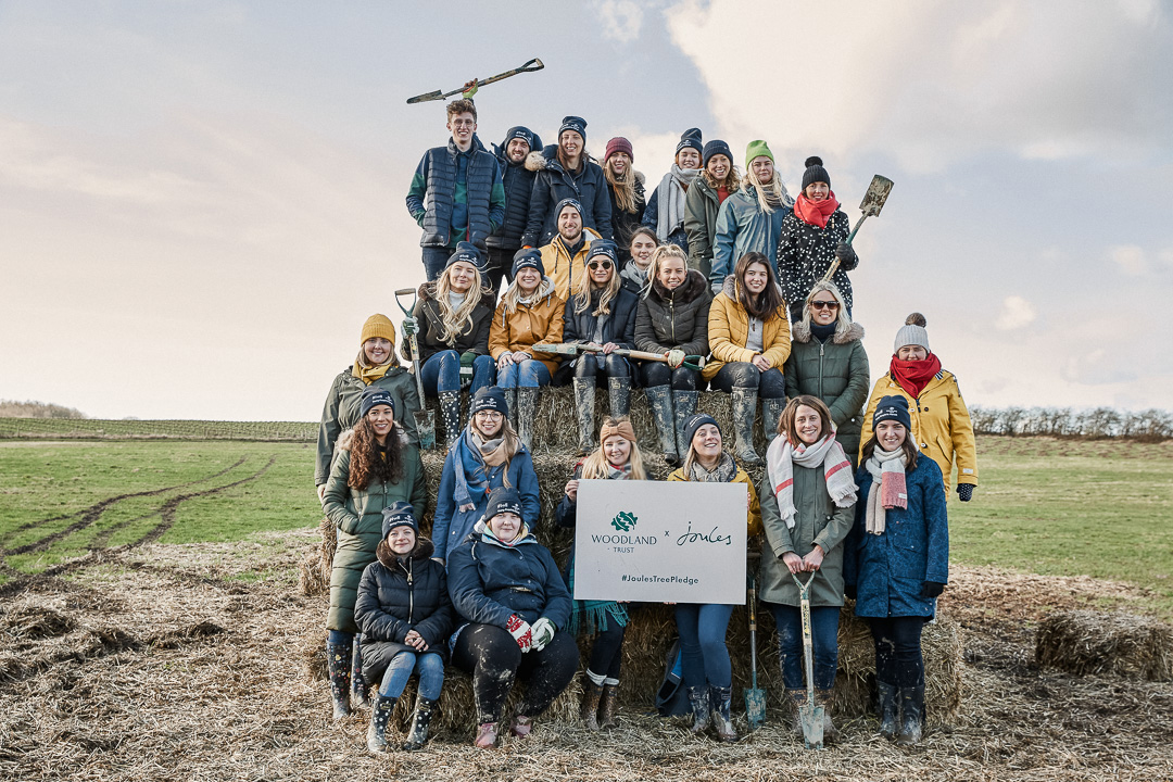Joules Tree Planting - The whole Joules team